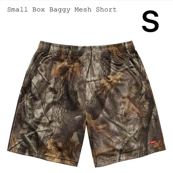 【Sサイズ】Supreme Small Box Baggy Mesh Short Realtree Hardwoods Camo