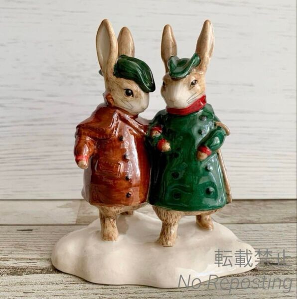 【レア】Two Gentlemen Rabbits SAMPLE品 ピーターラビット ロイヤルドルトン