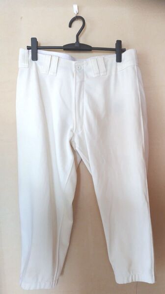 ②美品 ミズノMIZUNO練習着パンツ 練習着下のみ ショート 3L 2XO 白