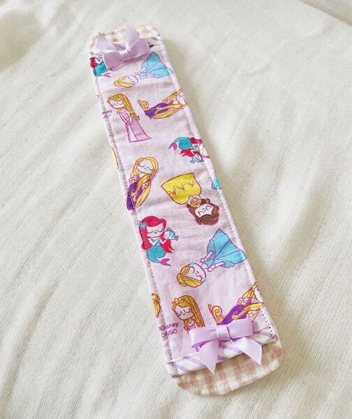 ハンドメイド 肩紐カバー 水筒肩紐カバー プリンセス ピンク リボン