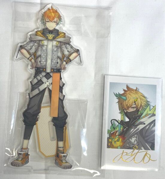 にじさんじ 宇佐美リト デビューグッズ アクリルスタンド チェキ風カード