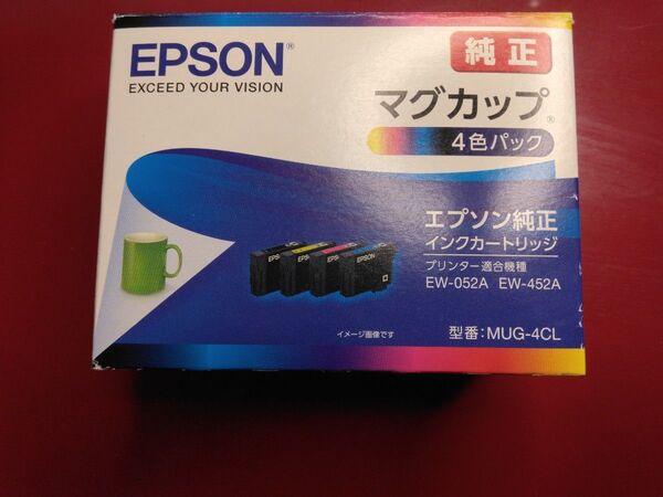 EPSON 純正 インクカートリッジ マグカップ 4色パック MUG-4CL