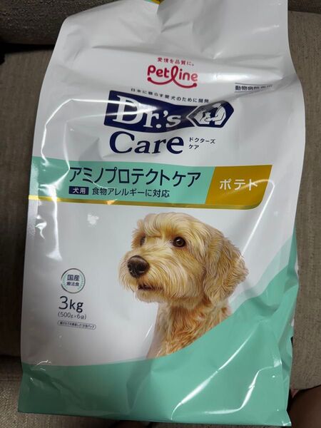 ドクターズケア 犬用 アミノプロテクトケア ポテト 3kg (500g×6袋)