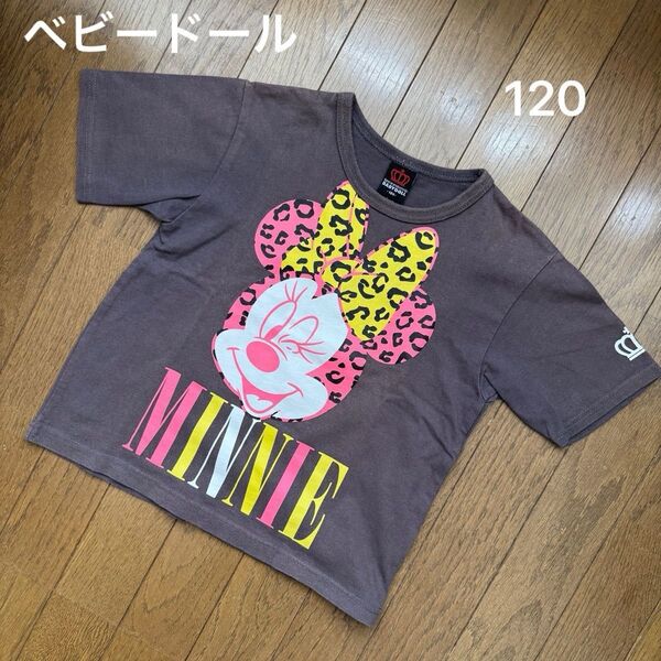 ・ベビードール×ディズニー ミニーマウスTシャツ 120
