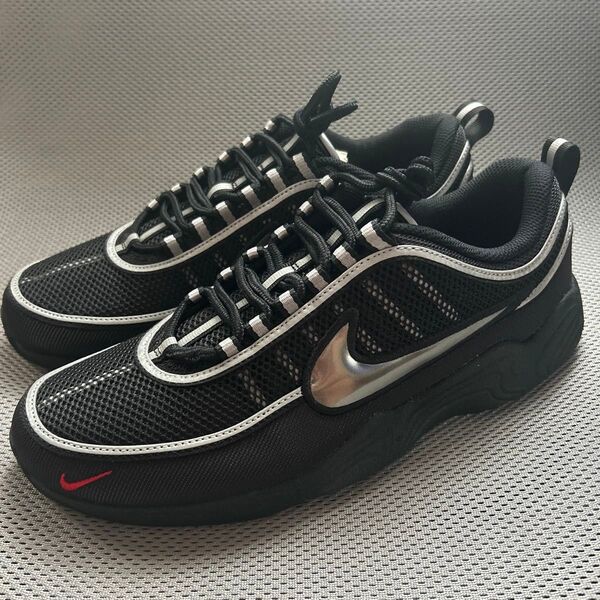 Nike Air Zoom Spiridon SP "Black/Metallic Silver" 28cm