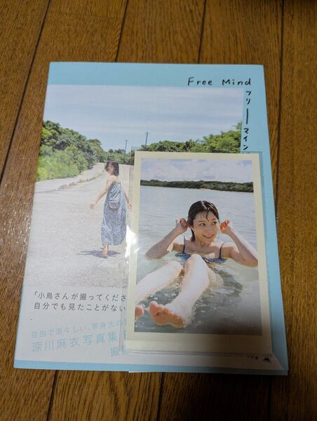 【中古美品】深川麻衣 写真集 Free Mind ポストカード付き