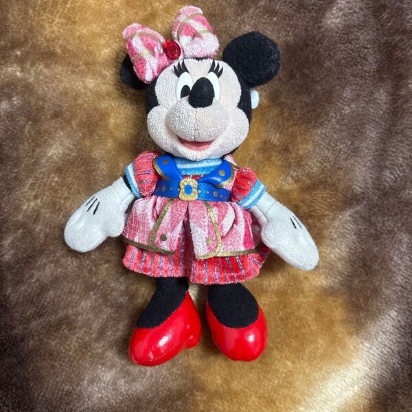 ディズニー ぬいぐるみバッジ TDS ミニー 15周年
