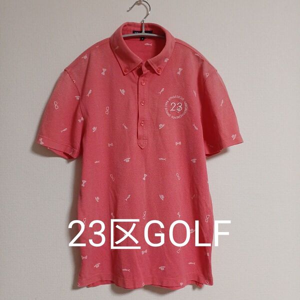 【即日発送】23区GOLF 半袖ポロシャツ ゴルフウェア