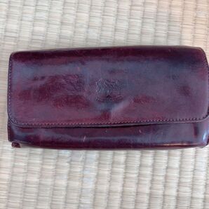 IL BISONTE 長財布 レザー レッド