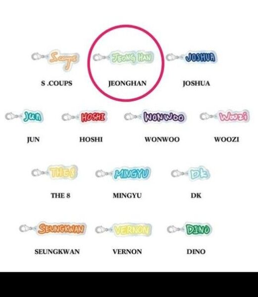 FOLLOWFELLOW INJAPAN SILVER TAPEKEYRING DECOPARTS SEVENTEEN ジョンハン