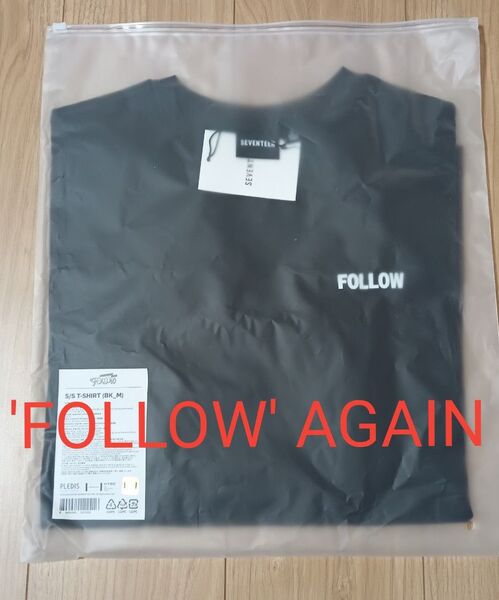 SEVENTEEN TOUR 'FOLLOW' AGAIN TO INCHEON セブンティーン Tシャツ 黒 Mサイズ
