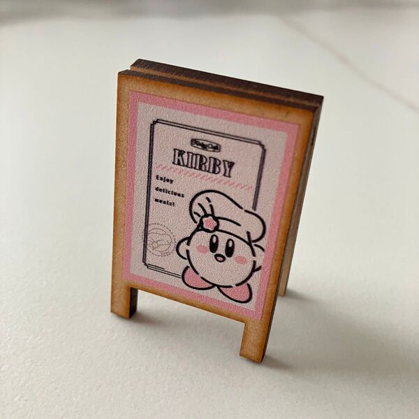星のカービィ カービィカフェ 看板風クリップ カービィ クリップ KIRBY