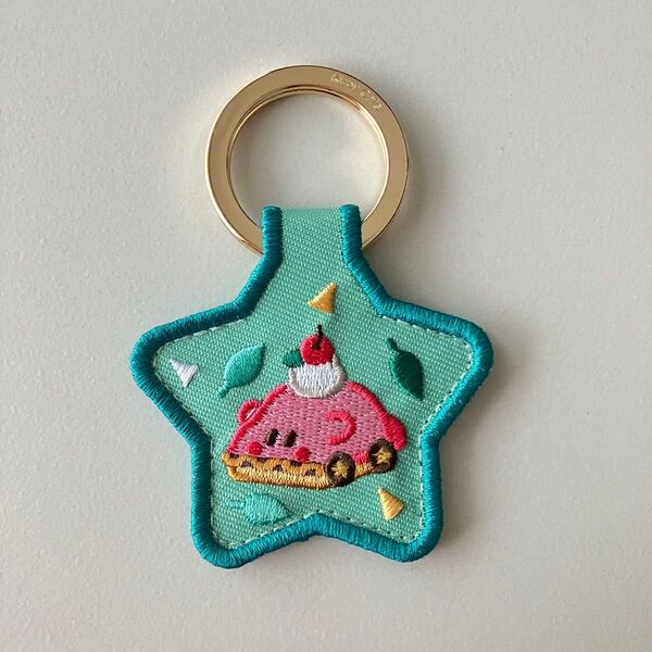 星のカービィ おほしさま刺繍キーホルダー2 カービィ カービィカフェ