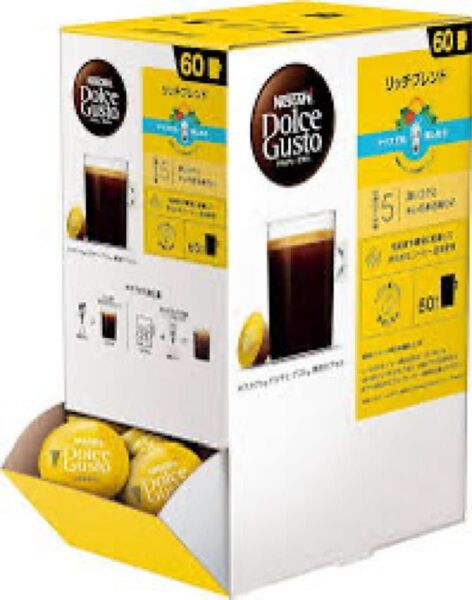 ネスカフェ ドルチェ 専用カプセル リッチブレンド60箱 レギュラーコーヒー