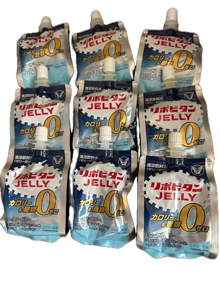 大正製薬 リポビタンゼリーZERO 180g × 9個 賞味期限2025.10 新品未開封品 5個1000円他お取引承ります