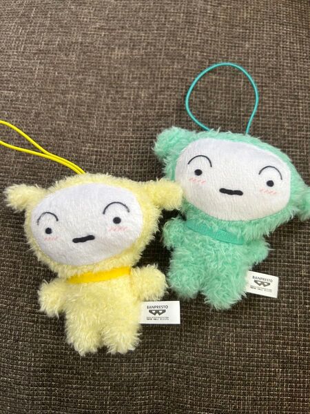 クレヨンしんちゃん 推し色シロマスコット〜もこもこだゾ〜 2個セット ぬいぐるみ