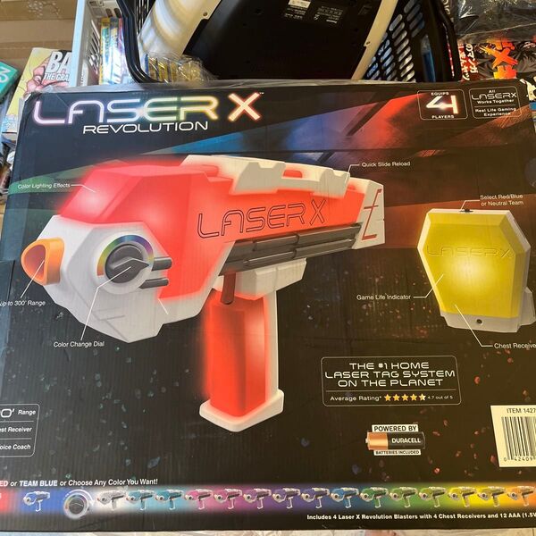 Laser X Revolution Blaster 4-player Set レーザーX 4人用レボリューションブラスター