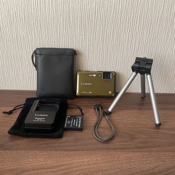 ●Panasonic LUMIX DMC-FT1 デジタルカメラ グリーン●