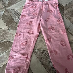 H&M ユニコーン柄 レギンス ピンク