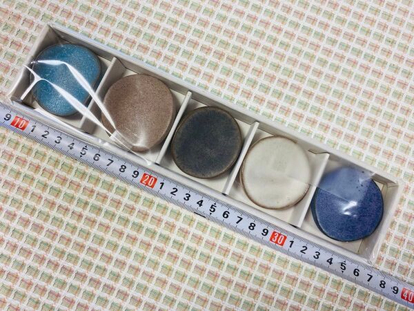 陶器 丸型 箸おき(5)個ケ入 箸置き