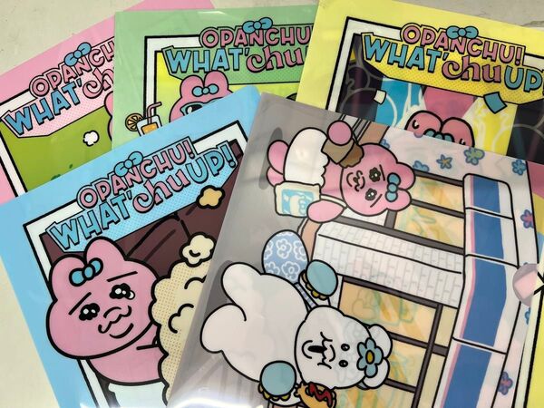 可哀想に! クリアファイル 全5種類 ローソン おぱんちゅうさぎ