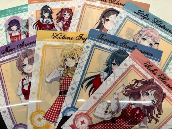 送料込み 学園アイドルマスター 学マス ローソン限定 クリアファイル 全8種類