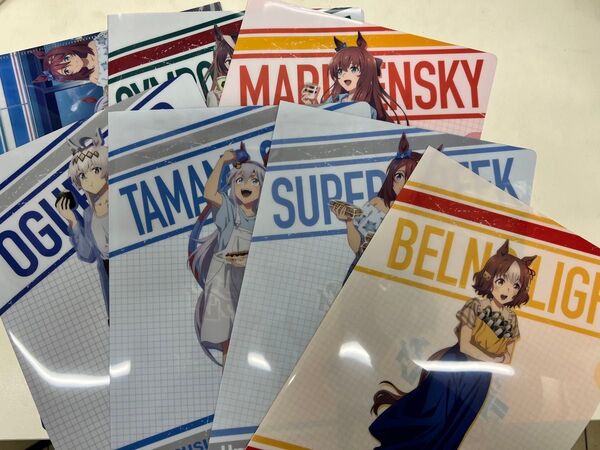 非売品 ローソン限定 ウマ娘 シンデレラグレイ オリジナルクリアファイル全7種類セット