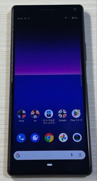 Xperia 8 SOV42 ブラック SIMフリー 本体 ソニー
