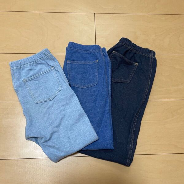 【ユニクロ】レギンスパンツ 110cm 【3枚セット】