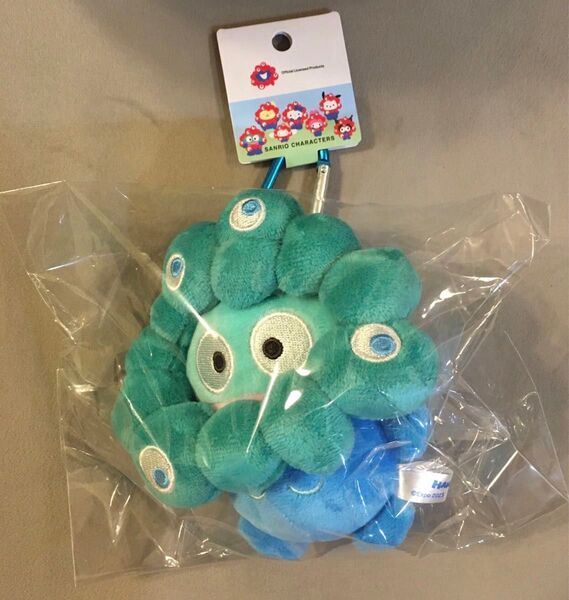 大阪万博ミャクミャクなりきりぬいぐるみ カラビナ付キーホルダーハンギョドン