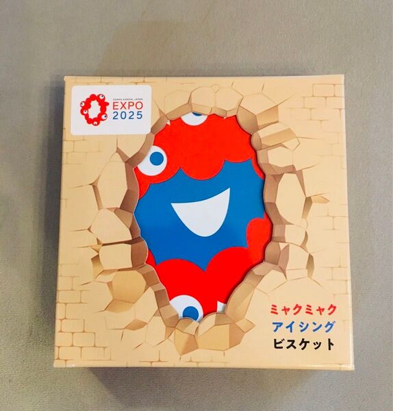 関西大阪万博限定 エキスポ ミャクミャクアイシングビスケット缶 EXPO2025