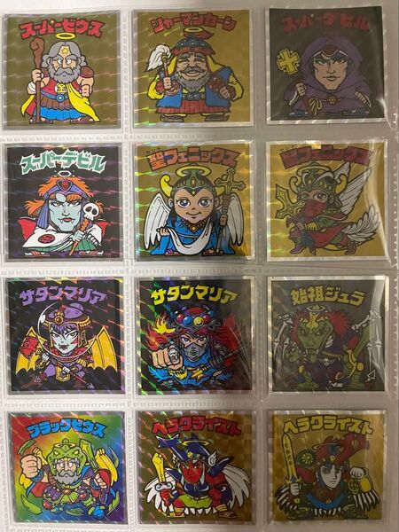 ヘッドだらけ ビックリマン シール No.1〜No.12 まとめ売り