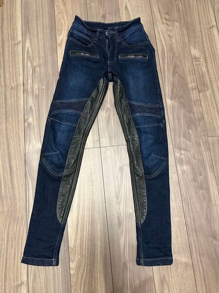DEGNER デグナー レザーデニムパンツ