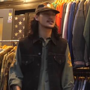 Levi''s デニムベスト ブラック 山田レン着用 Mサイズ リーバイス SUBCULTURE テンダーロイン