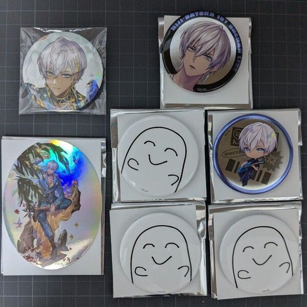 イブラヒム 2時だとか 1st live 7th anniversary art of nijisanji OS特典 缶バッジ