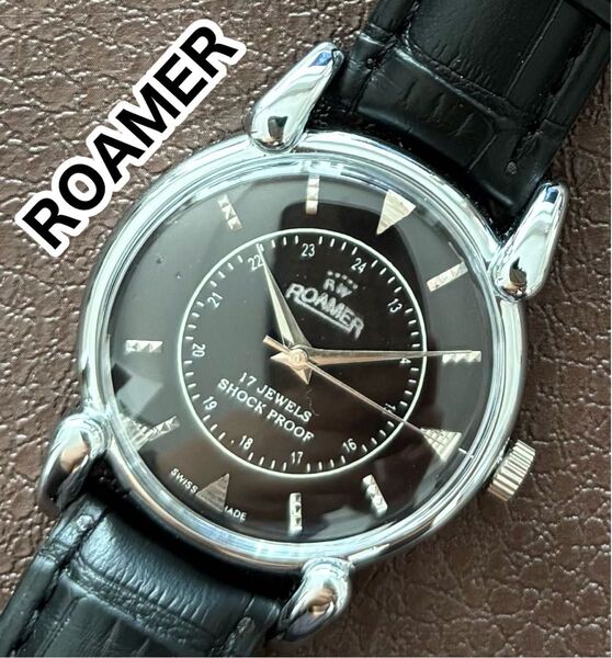 ROAMER メンズ腕時計 ローマー 機械式手動巻き ビンテージ