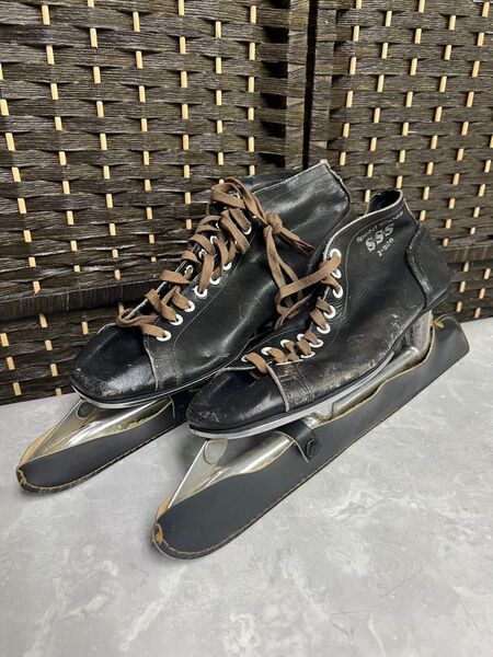 アイススケート靴 ビンテージ S.S.S J-500