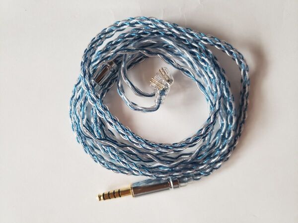 JSHiFi Freedom QDC 4.4mm リケーブル 8芯銀メッキ