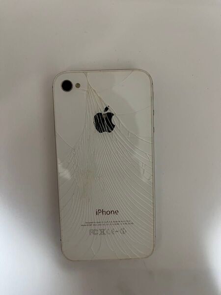 Apple iPhone 4S 本体 ひび割れあり 値下げ可能
