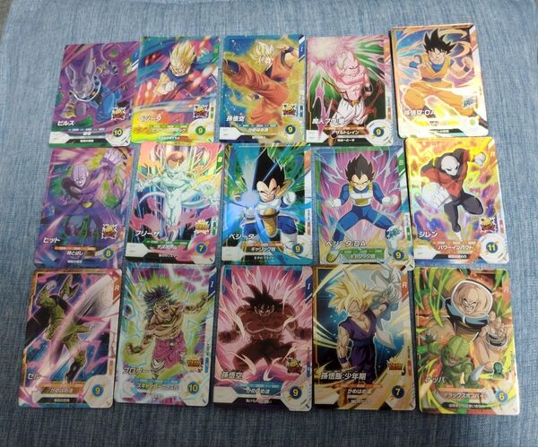 ドラゴンボールスーパーダイバーズ 1弾SR全15種、2弾SR全15種、3弾SR全13 種 & PUR全4種 のセット②