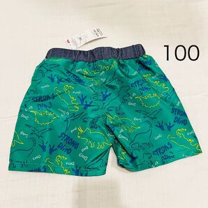 【新品】イオン サーフパンツ 恐竜 グリーン 100cm