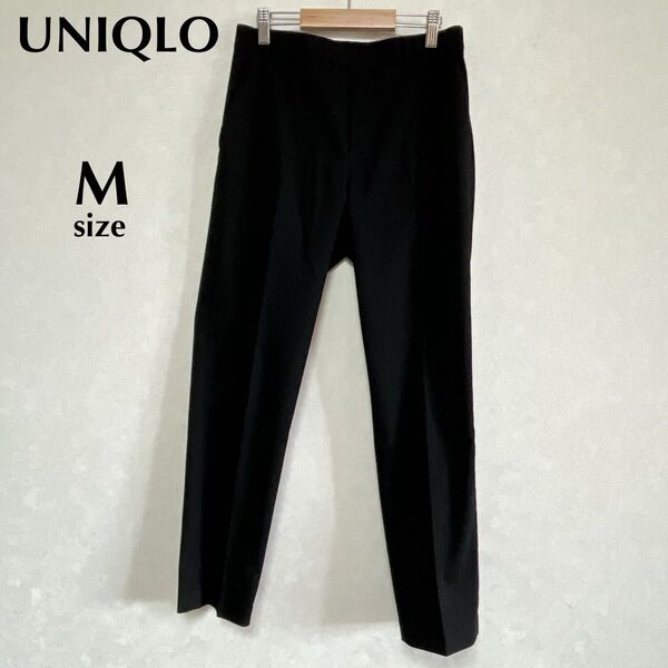 UNIQLO ユニクロ M ストレッチ テーパードパンツ ウエストゴム