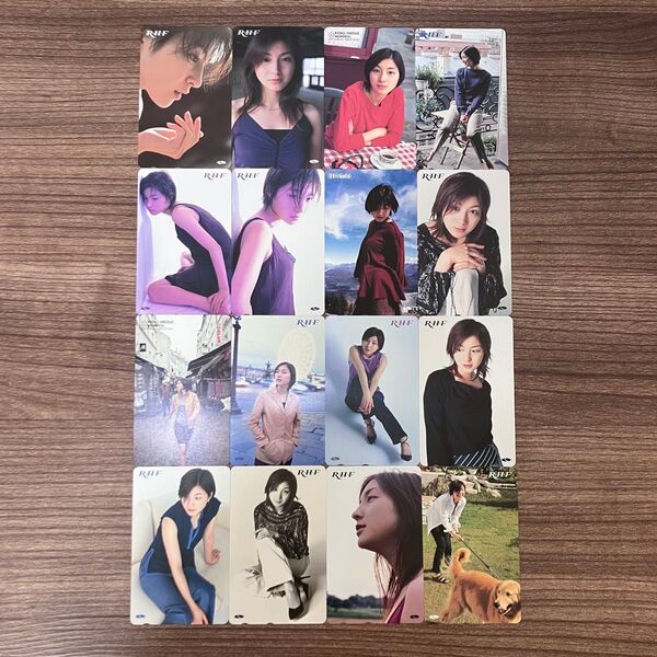 【未使用】広末涼子 テレホンカード テレカ 16枚 まとめ売り