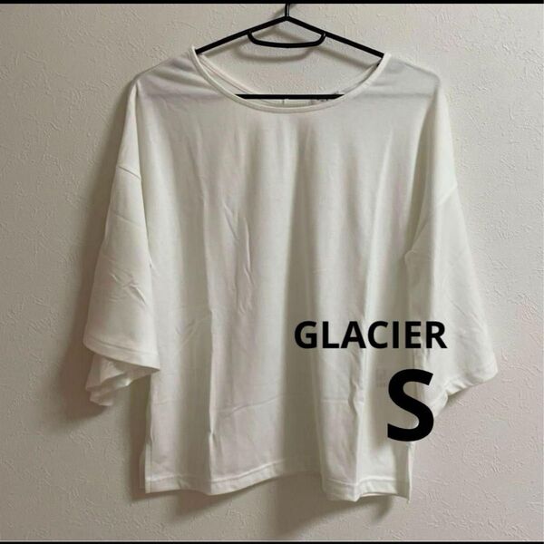 GLACIER 五分袖カットソー S ホワイト