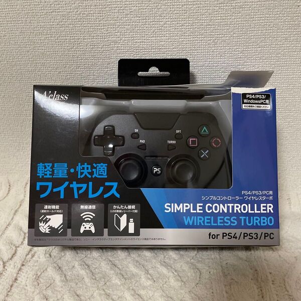 PlayStation ワイヤレスシンプルコントローラー PS4 PS3 PC用