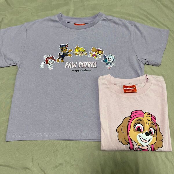 パウパトロール パウパト 半袖 Tシャツ 120cm 新品 未使用 2枚セット スカイ チェイス マーシャル ラブル エベレスト