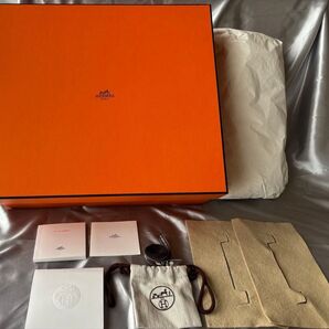 HERMES エルメス ケリー バーキン 空箱 ボックス BOX オレンジ 収納 インテリア 空き箱 バッグ用