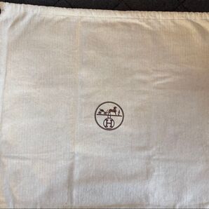 HERMES エルメス 巾着袋 布袋 保存袋 バッグ用 48×453 ②
