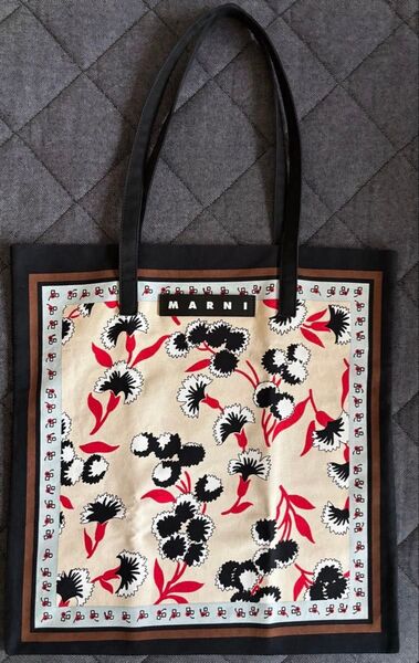 MARNI マルニ フラワープリント バンダナトート バッグ