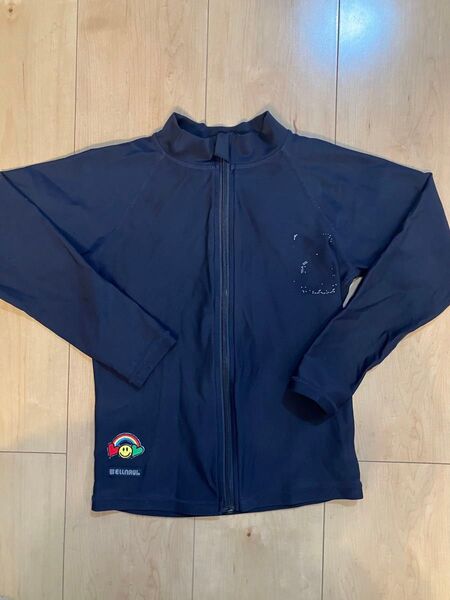 ラッシュガード スクール UV 女児 130サイズ ネイビー PUMA プーマ
